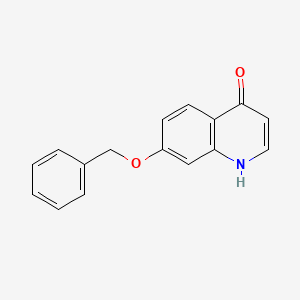 molecular formula C16H13NO2 B1287182 7-(Benzyloxy)quinolin-4-ol CAS No. 749922-34-7