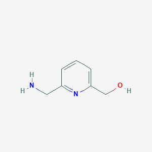 molecular formula C7H10N2O B1287189 (6-(Aminomethyl)pyridin-2-yl)methanol CAS No. 50501-31-0