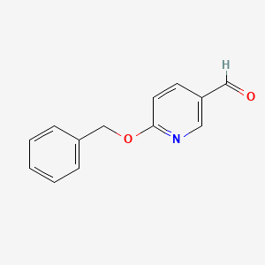 molecular formula C13H11NO2 B1287214 6-(Benzyloxy)nicotinaldehyde CAS No. 635712-99-1