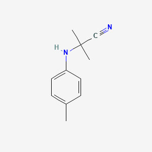 2-Methyl-2-[(4-methylphenyl)amino]propanenitrile