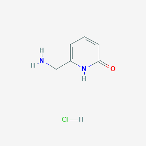 molecular formula C6H9ClN2O B1287230 6-(Aminomethyl)pyridin-2(1H)-one hydrochloride CAS No. 95878-02-7