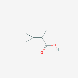 molecular formula C6H10O2 B1287238 2-Cyclopropylpropanoic acid CAS No. 98485-33-7