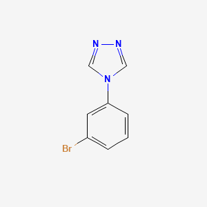 molecular formula C8H6BrN3 B1287244 4-(3-Bromophenyl)-4H-1,2,4-triazole CAS No. 375858-05-2