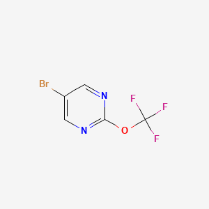 molecular formula C5H2BrF3N2O B1287272 5-Bromo-2-(trifluoromethoxy)pyrimidine CAS No. 886365-69-1