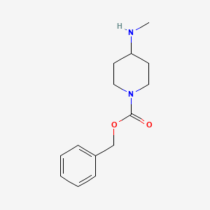 molecular formula C14H20N2O2 B1287280 Benzyl 4-(methylamino)piperidine-1-carboxylate CAS No. 405057-75-2