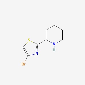molecular formula C8H11BrN2S B1287282 4-Bromo-2-piperidin-2-yl-1,3-thiazole CAS No. 204513-61-1