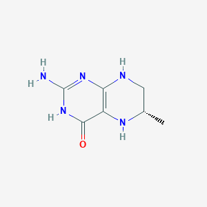 molecular formula C7H11N5O B12872958 (6s)-2-Amino-6-Methyl-5,6,7,8-Tetrahydropteridin-4(3h)-One CAS No. 73573-51-0