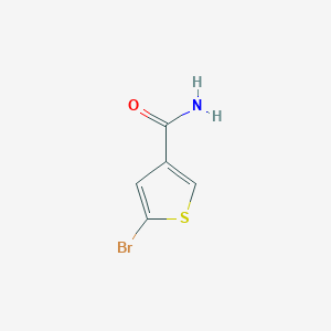 molecular formula C5H4BrNOS B1287298 5-Bromothiophene-3-carboxamide CAS No. 189329-94-0