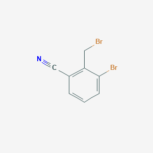 3-Bromo-2-(bromomethyl)benzonitrile