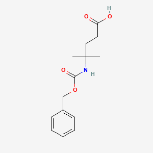 4-(Benzyloxycarbonylamino)-4-methylpentanoic acid