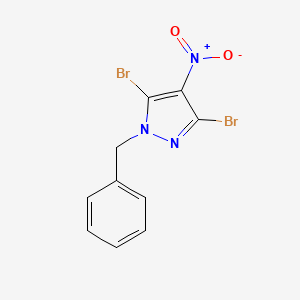 1-benzyl-3,5-dibromo-4-nitro-1H-pyrazole