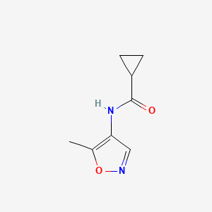 molecular formula C8H10N2O2 B12873284 N-(5-Methylisoxazol-4-yl)cyclopropanecarboxamide 