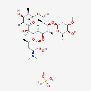 molecular formula C₃₅H₆₄NO₁₆P B128733 Oleandomycin phosphate CAS No. 7060-74-4