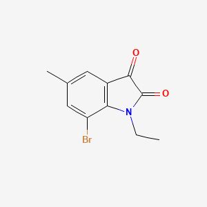 7-Bromo-1-ethyl-5-methyl-1H-indole-2,3-dione