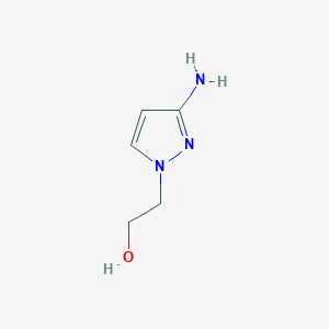 molecular formula C5H9N3O B1287384 2-(3-氨基-1H-吡唑-1-基)乙醇 CAS No. 84407-13-6