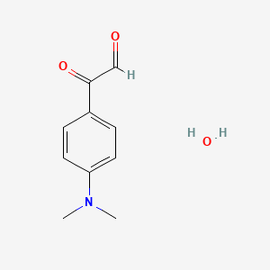 molecular formula C10H13NO3 B1287402 4-二甲氨基苯基乙二醛水合物 CAS No. 115282-41-2