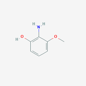 molecular formula C7H9NO2 B1287424 2-Amino-3-methoxyphenol CAS No. 40925-69-7