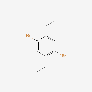 molecular formula C10H12Br2 B1287434 1,4-Dibromo-2,5-diethylbenzene CAS No. 40787-48-2