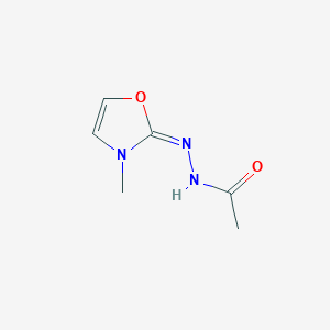 molecular formula C6H9N3O2 B12874423 N'-(3-Methyloxazol-2(3H)-ylidene)acetohydrazide 