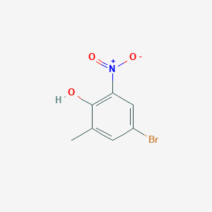 molecular formula C7H6BrNO3 B1287443 4-Bromo-2-methyl-6-nitrophenol CAS No. 20294-50-2