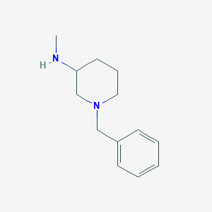 molecular formula C13H20N2 B1287447 1-benzyl-N-methylpiperidin-3-amine CAS No. 60717-45-5