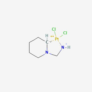 molecular formula C6H12Cl2N2Pt B12874684 cis-Dichloro(2-aminomethylpyridine)platinum(II) 