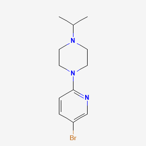 molecular formula C12H18BrN3 B1287486 1-(5-Bromopyridin-2-yl)-4-isopropylpiperazine CAS No. 914606-84-1