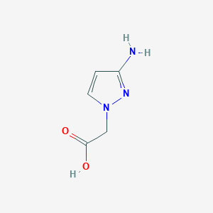 molecular formula C5H7N3O2 B1287509 (3-氨基-1H-吡唑-1-基)乙酸 CAS No. 1006319-29-4