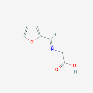 molecular formula C7H7NO3 B12875110 Glycine, N-(2-furanylmethylene)- CAS No. 375365-51-8