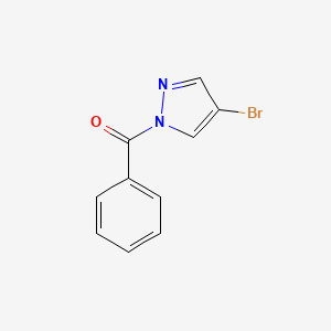 molecular formula C10H7BrN2O B12875153 (4-Bromo-1H-pyrazol-1-yl)(phenyl)methanone CAS No. 116228-39-8