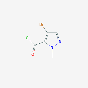 4-bromo-1-methyl-1H-pyrazole-5-carbonyl chloride