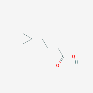 molecular formula C7H12O2 B1287530 4-Cyclopropylbutanoic acid CAS No. 5687-84-3