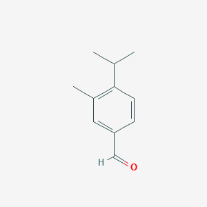 molecular formula C11H14O B12875399 4-Isopropyl-3-methylbenzaldehyde CAS No. 40663-69-2
