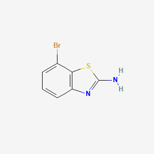 molecular formula C7H5BrN2S B1287554 7-Bromo-1,3-benzothiazol-2-amine CAS No. 20358-05-8