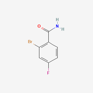 2-Bromo-4-fluorobenzamide