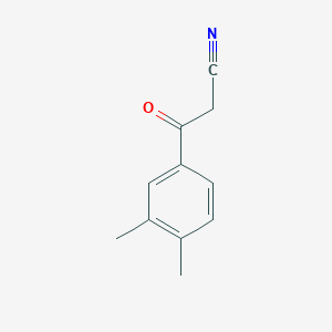 molecular formula C11H11NO B1287577 3,4-Dimethylbenzoylacetonitrile CAS No. 884504-20-5