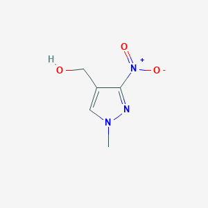 molecular formula C5H7N3O3 B1287580 (1-Methyl-3-nitro-1H-pyrazol-4-yl)methanol CAS No. 64182-20-3