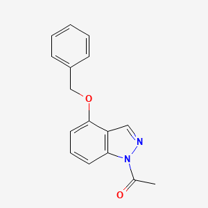 1-(4-(Benzyloxy)-1H-indazol-1-yl)ethanone