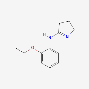 molecular formula C12H16N2O B12876038 N-(2-ethoxyphenyl)-3,4-dihydro-2H-pyrrol-5-amine 