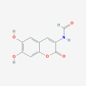molecular formula C10H7NO5 B128761 Pseudoverdin CAS No. 150624-46-7