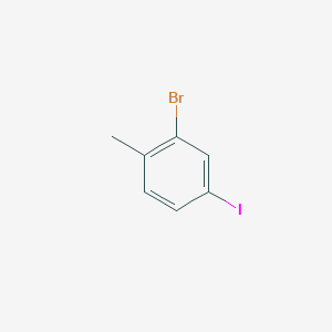 molecular formula C7H6BrI B1287619 2-Bromo-4-iodo-1-methylbenzene CAS No. 26670-89-3