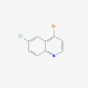molecular formula C9H5BrClN B1287622 4-Bromo-6-chloroquinoline CAS No. 1070879-30-9