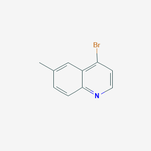 molecular formula C10H8BrN B1287623 4-Bromo-6-methylquinoline CAS No. 1070879-23-0