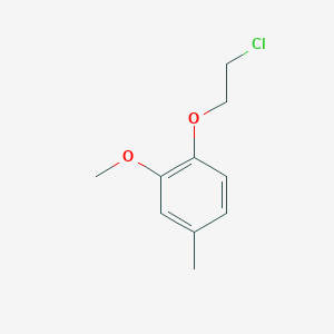 1-(2-Chloroethoxy)-2-methoxy-4-methylbenzene