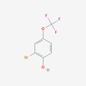 molecular formula C7H4BrF3O2 B1287632 2-Bromo-4-(trifluoromethoxy)phenol CAS No. 200956-13-4