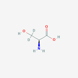 molecular formula C3H7NO3 B128764 L-Serine-d2 