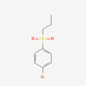 molecular formula C9H11BrO2S B1287640 1-Bromo-4-(propylsulfonyl)benzene CAS No. 223557-20-8