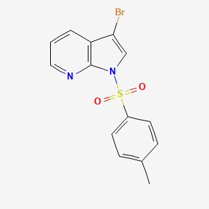 molecular formula C14H11BrN2O2S B1287646 3-溴-1-甲苯磺酰基-1H-吡咯并[2,3-b]吡啶 CAS No. 226085-18-3