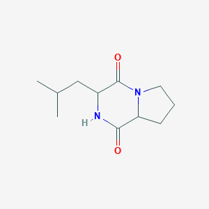 molecular formula C11H18N2O2 B128767 Cyclo(Pro-Leu) CAS No. 2873-36-1