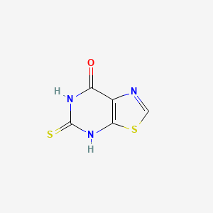 5-Sulfanyl-[1,3]thiazolo[5,4-d]pyrimidin-7-ol